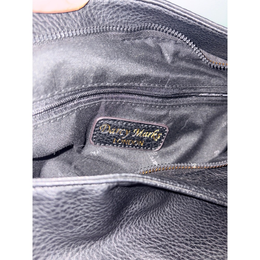 Darcy Marks London‎ Black Pebbled Purse Tote and Coin Purse - Picture 8 of 14